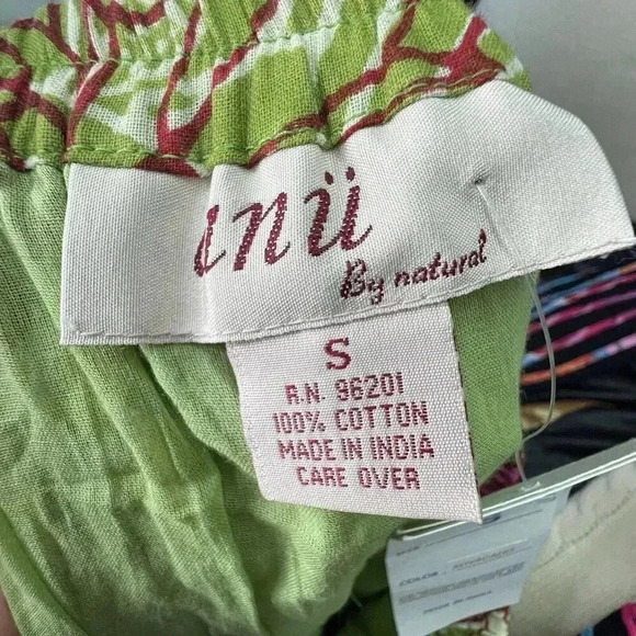 Anü Sz S Colorful Breezy Funky Lightweight‎ Floral Art-to-Wear Skirt Cotton Lux - Picture 10 of 16